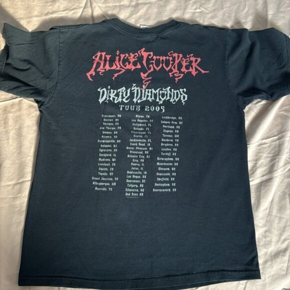 Alice Cooper Medium Black Dirty Minds Tour 2005 - Picture 8 of 9